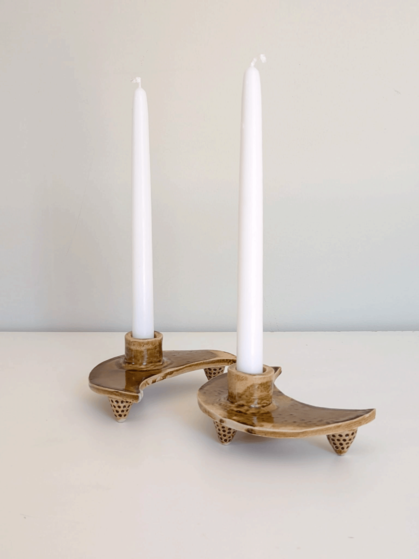 "MOON" CANDLE HOLDER