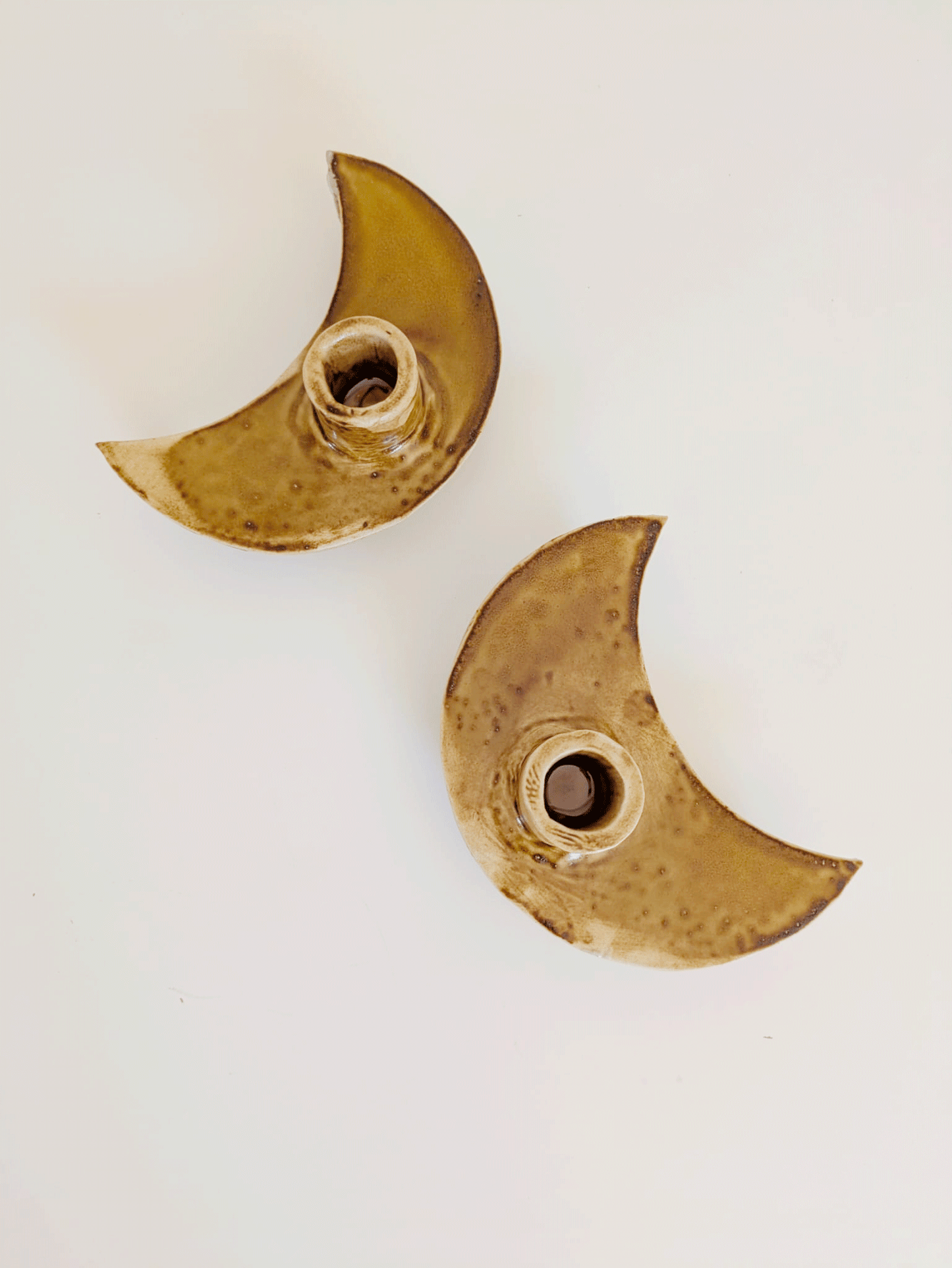 "MOON" CANDLE HOLDER