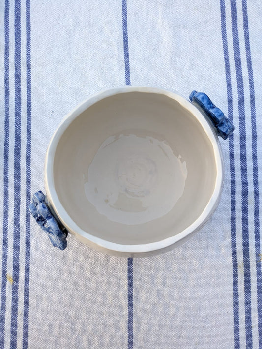 HOJA AZUL – Fuente. Cerámica contemporánea