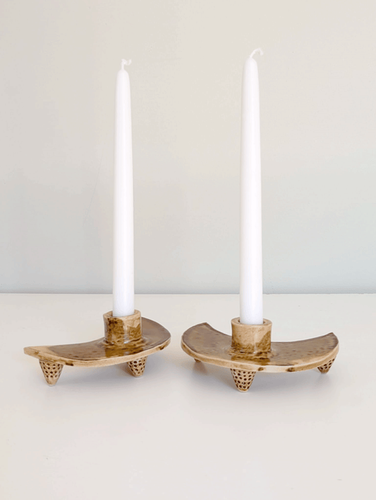 "MOON" CANDLE HOLDER