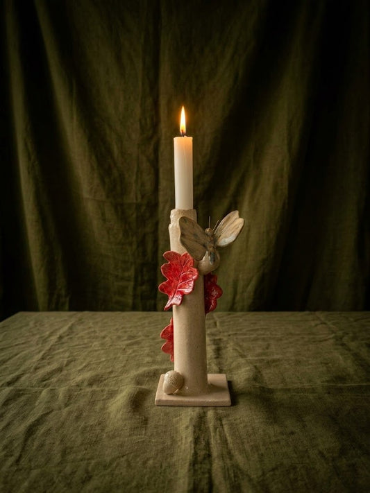 RUBRA  – Candle holder in contemporary ceramics