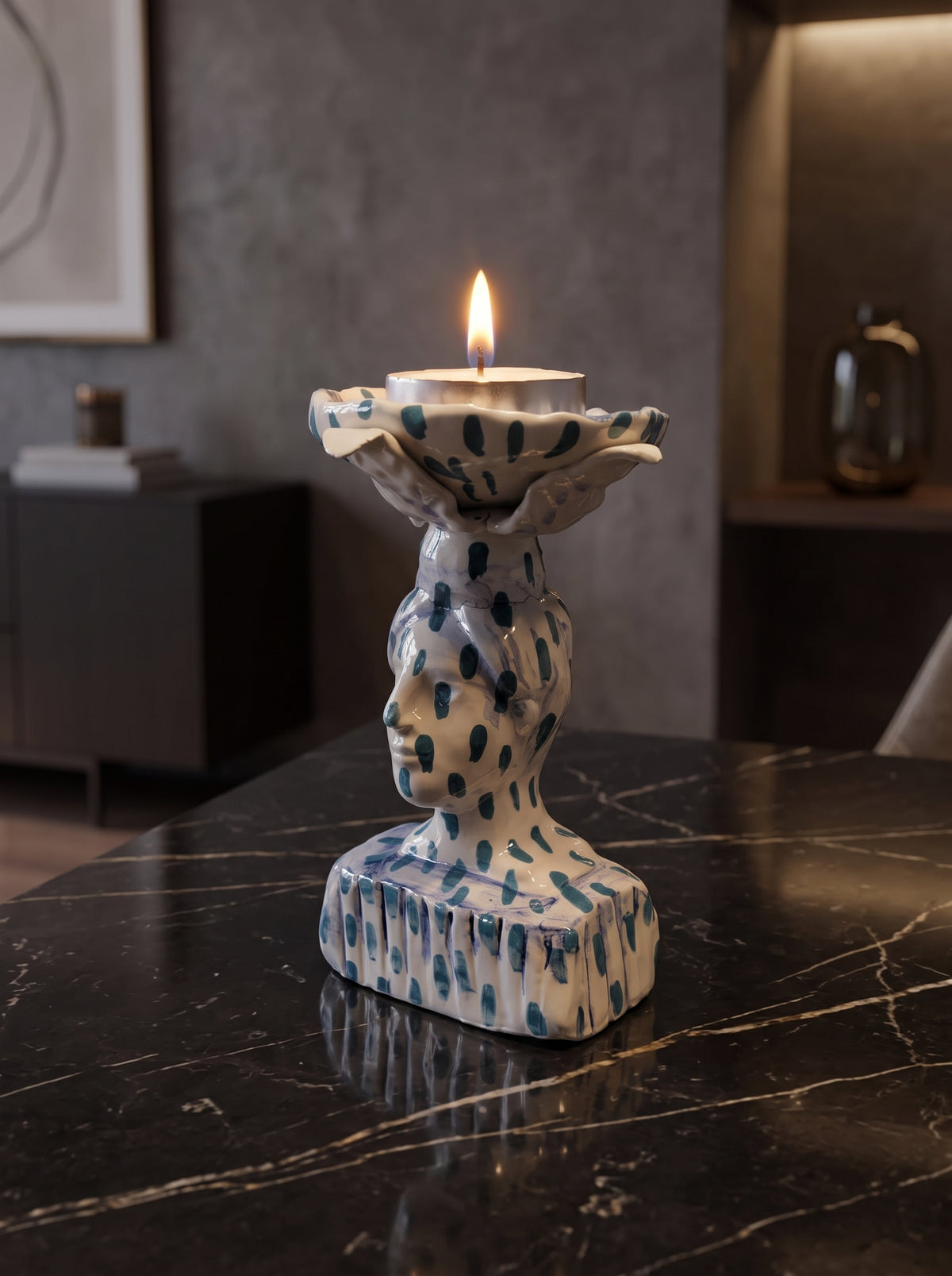 NUMA  – Candle holder and incense burner in contemporary ceramics